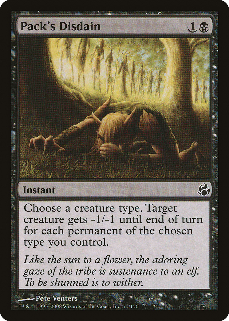 Pack's Disdain [Morningtide] Foil