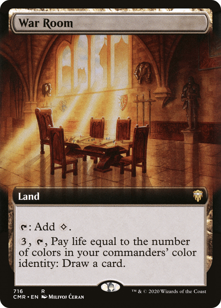 War Room (Extended Art) [Commander Legends] Foil