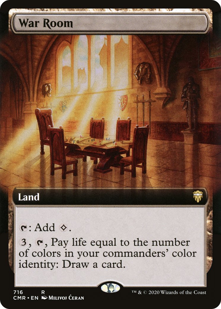 War Room (Extended Art) [Commander Legends] Foil