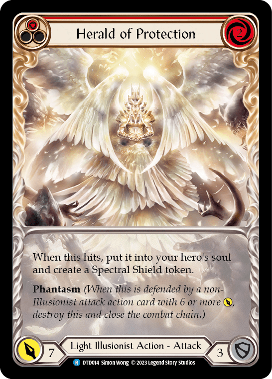 Herald of Protection (Red) [DTD014] (Dusk Till Dawn)