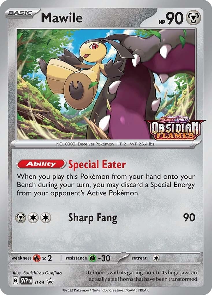 Mawile (Prerelease) 039  - Holofoil SV Scarlet & Violet Promo Cards - Promo