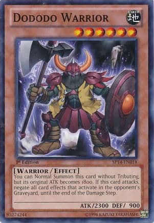 Dododo Warrior [SP14-EN018] Starfoil Rare