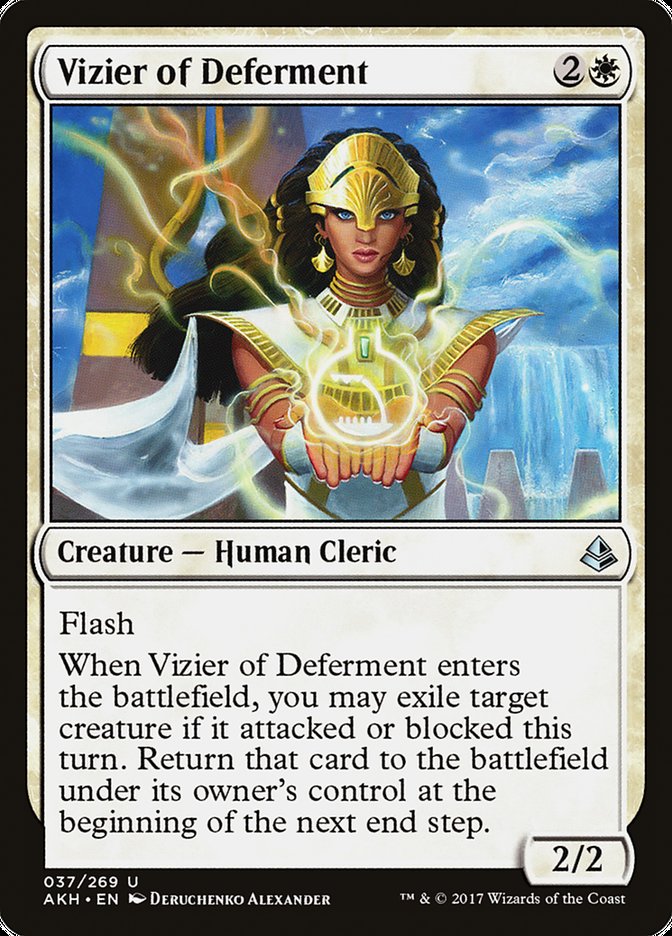 Vizier of Deferment 37 (Amonkhet) 
