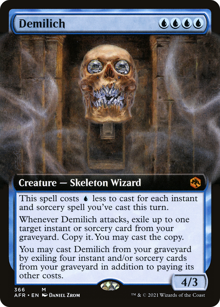 Demilich (Extended Art) [Dungeons & Dragons: Adventures in the Forgotten Realms] Foil