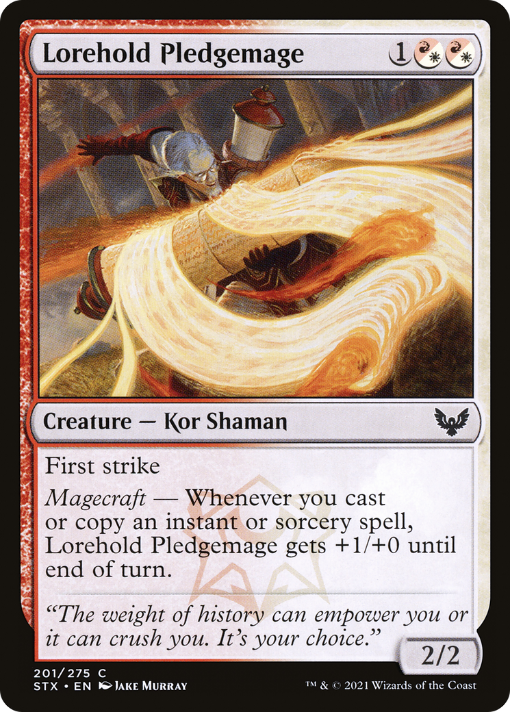 Lorehold Pledgemage [Strixhaven: School of Mages] Foil