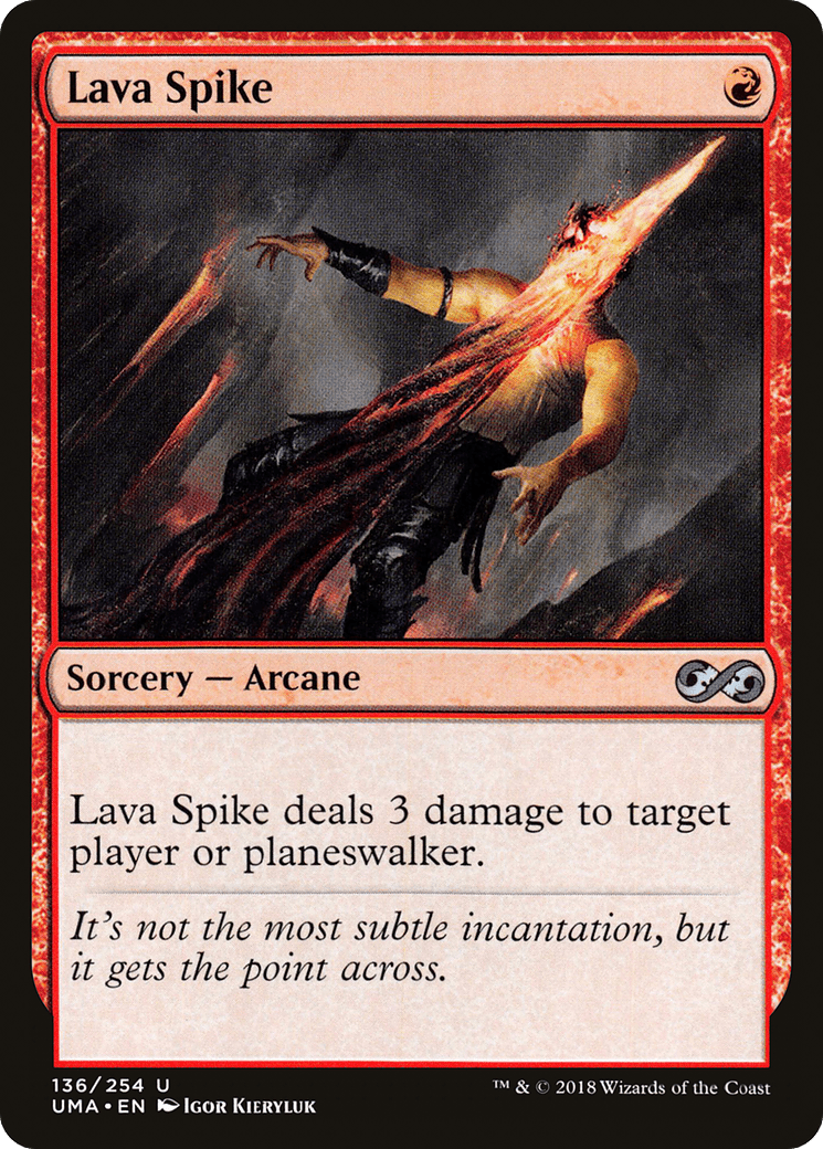 Lava Spike [Ultimate Masters] Foil
