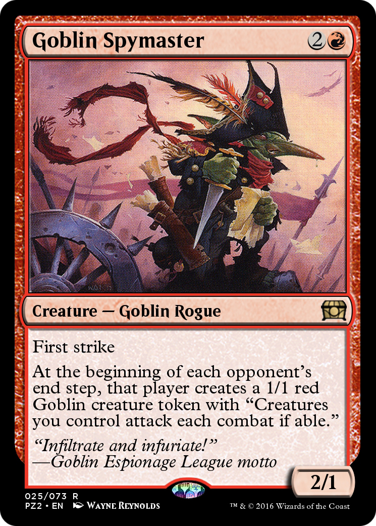 Goblin Spymaster (PZ2-025) - Treasure Chest Foil