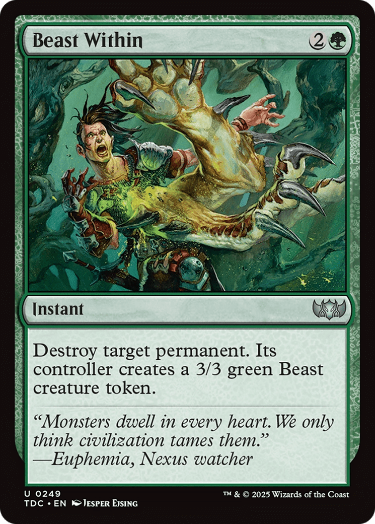 Beast Within (249) [Commander: Tarkir: Dragonstorm]
