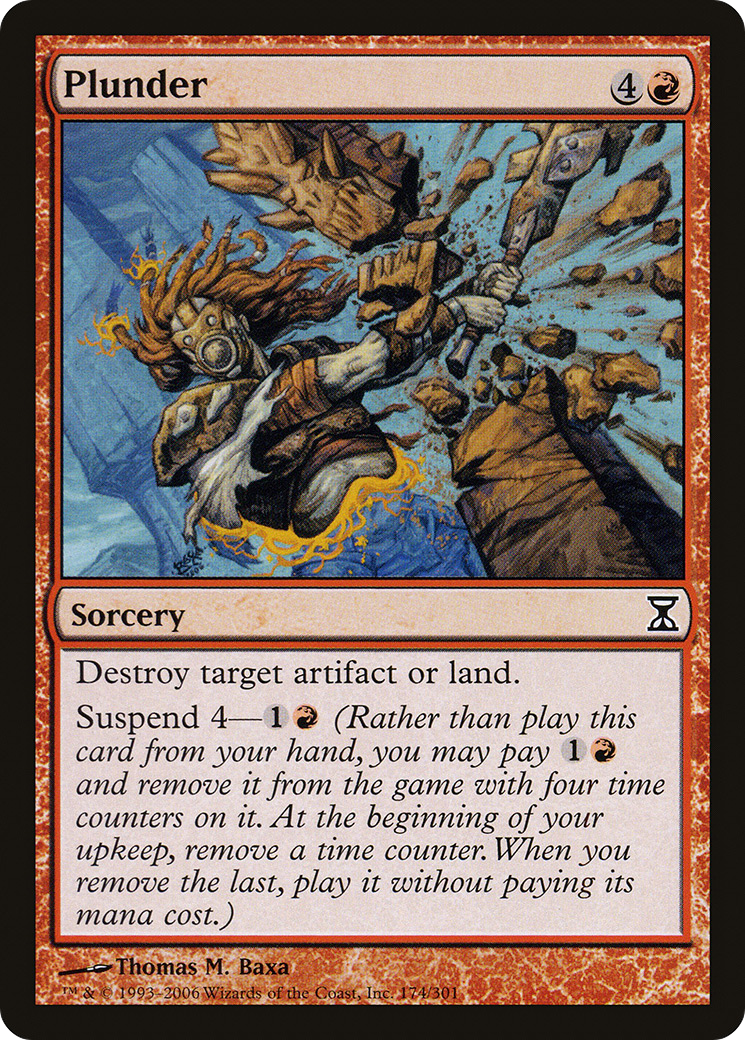 Plunder [Time Spiral] Foil