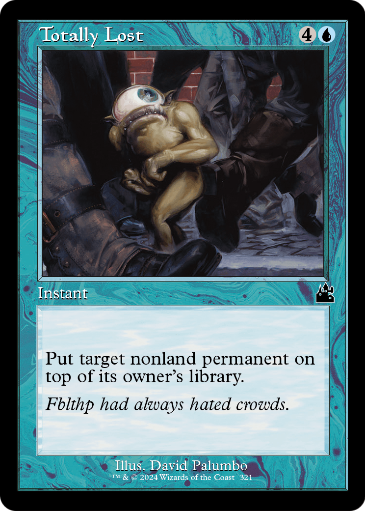 Totally Lost (Retro Frame) [Ravnica Remastered] Foil