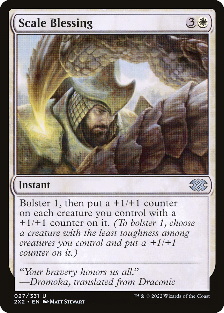 Scale Blessing [Double Masters 2022] Foil