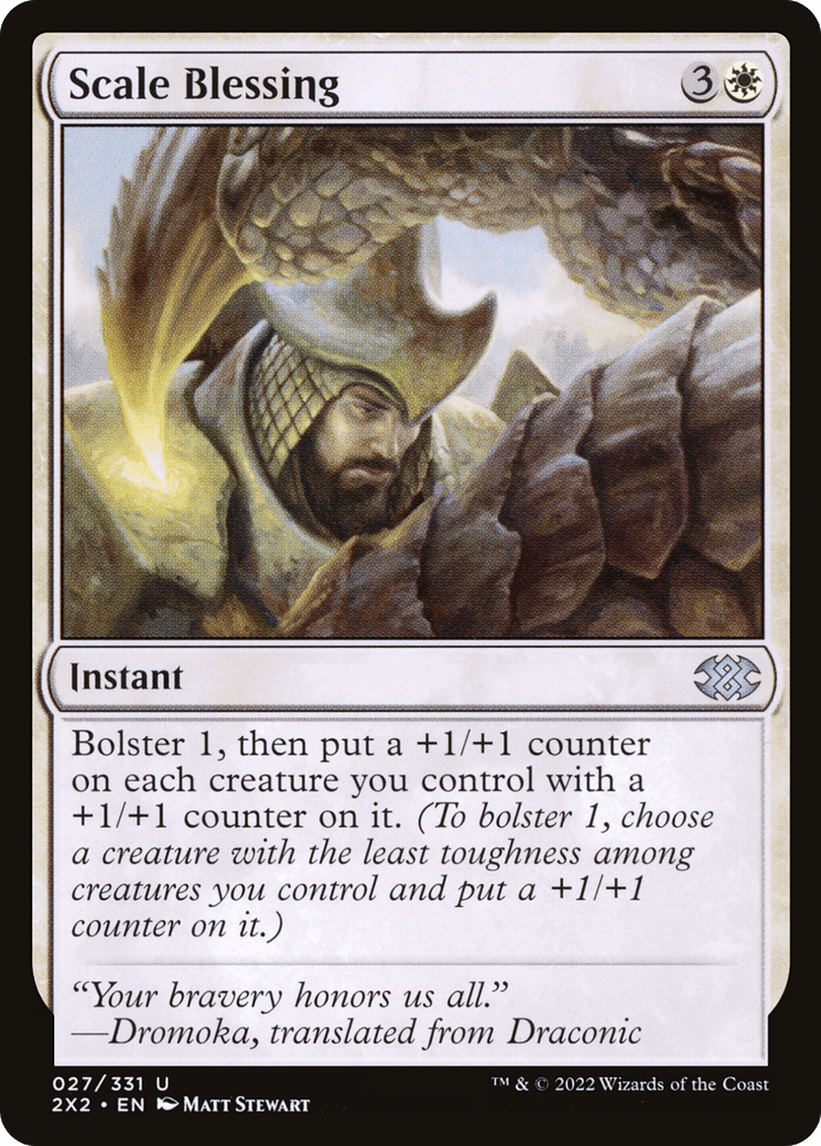 Scale Blessing [Double Masters 2022] Foil