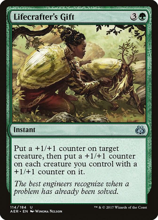 Lifecrafter's Gift 114/184 (Aether Revolt)  - Foil