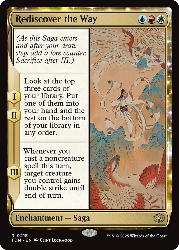 Rediscover the Way (215) [Tarkir: Dragonstorm]  Foil