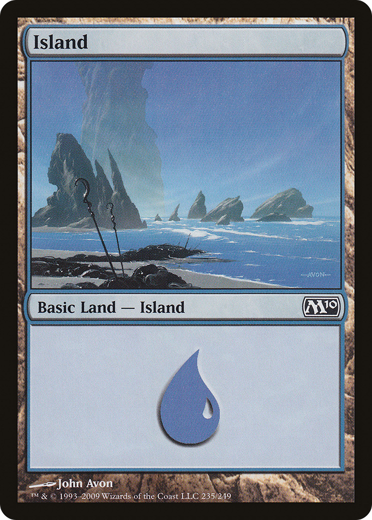 Island (235) [Magic 2010] Foil