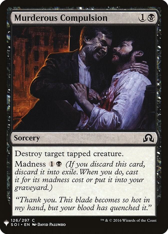 Murderous Compulsion SOI-126/5075 (The List Reprints) 