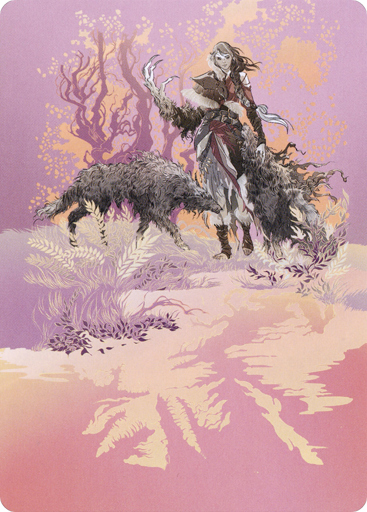 Arlinn, the Pack's Hope // Arlinn, the Pack's Hope (AMID-003) - Midnight Hunt Art Series (Borderless)