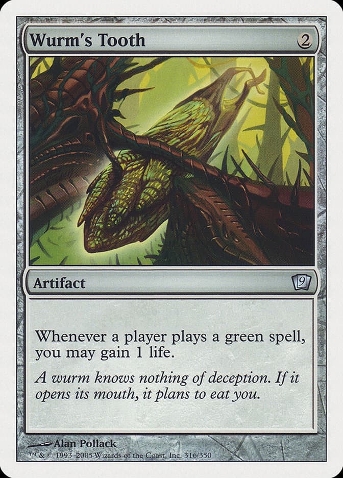 Wurm's Tooth [Ninth Edition] Foil