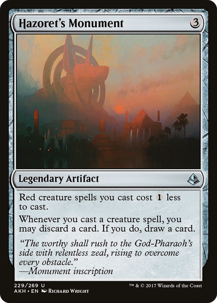 Hazoret's Monument [Amonkhet] Foil