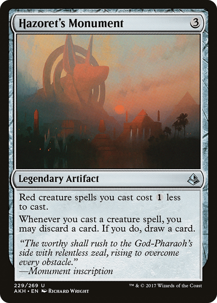 Hazoret's Monument [Amonkhet] Foil