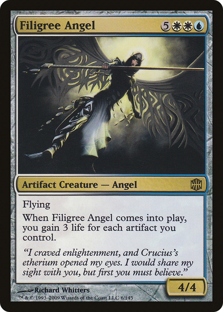 Filigree Angel [Alara Reborn] Foil