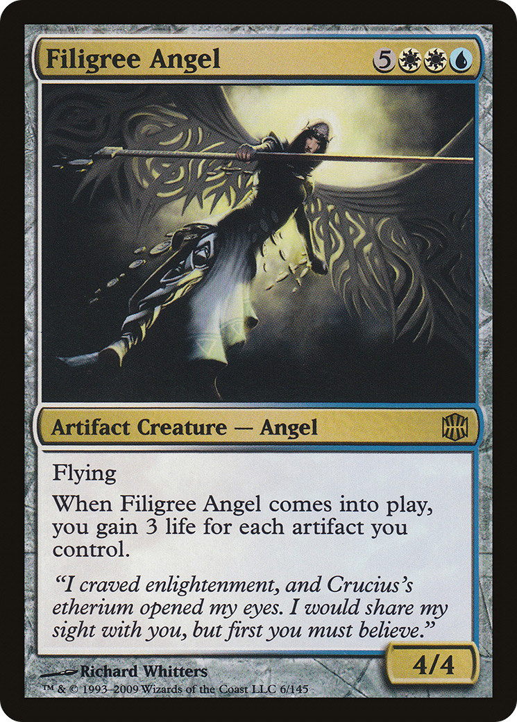 Filigree Angel [Alara Reborn] Foil