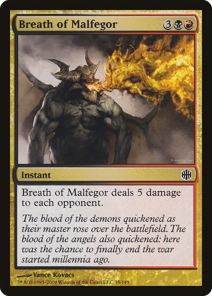 Breath of Malfegor [Alara Reborn] Foil