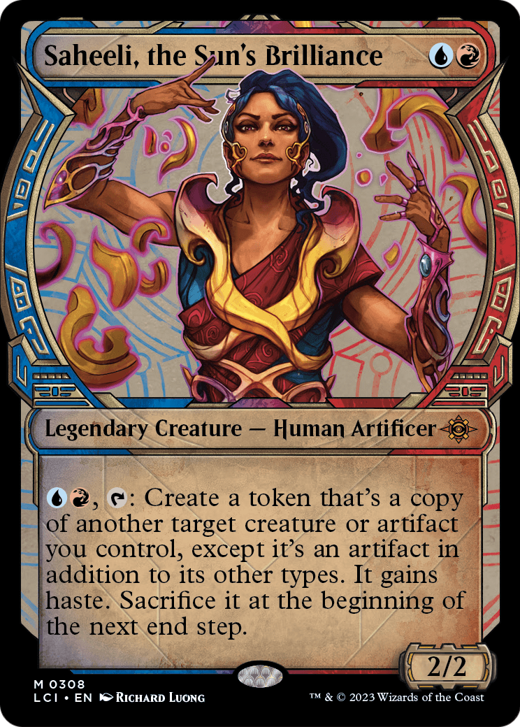 Saheeli, the Sun's Brilliance (Showcase) [The Lost Caverns of Ixalan] Foil