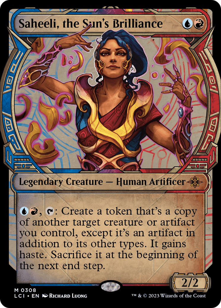 Saheeli, the Sun's Brilliance (Showcase) [The Lost Caverns of Ixalan] Foil