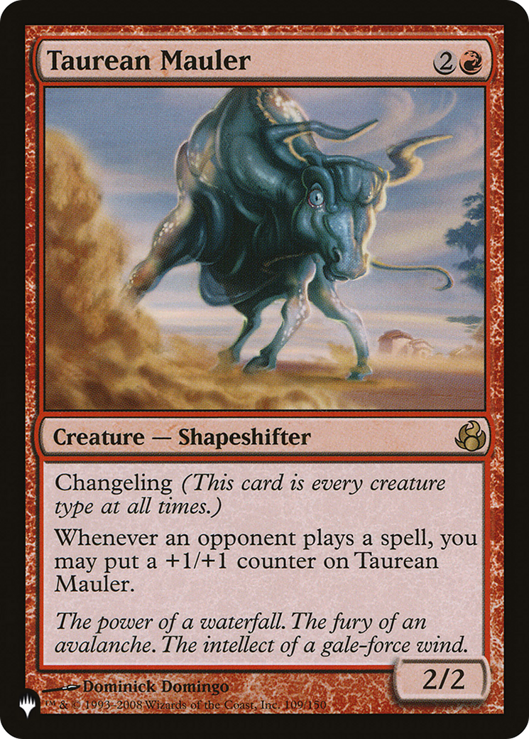 Taurean Mauler |  (MOR-109) [The List]