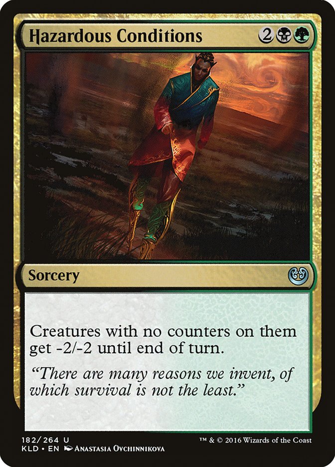 Hazardous Conditions 182/264 (Kaladesh)  - Foil