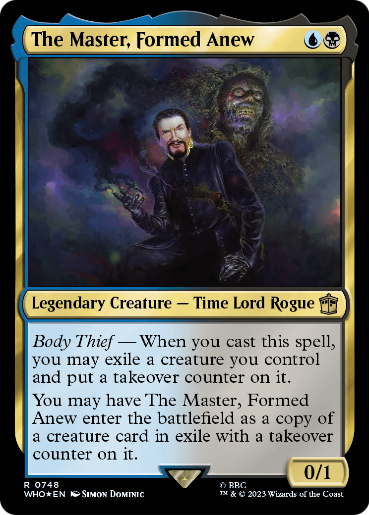 The Master, Formed Anew (Surge Foil) [Doctor Who]