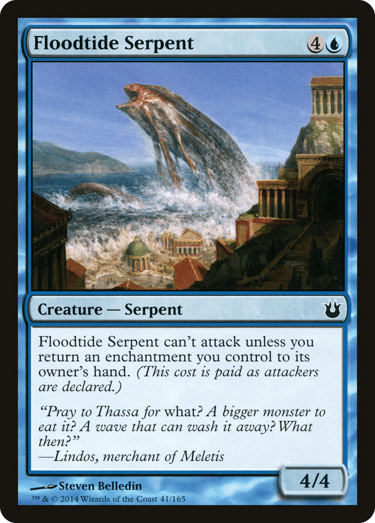 Floodtide Serpent [Born of the Gods] Foil