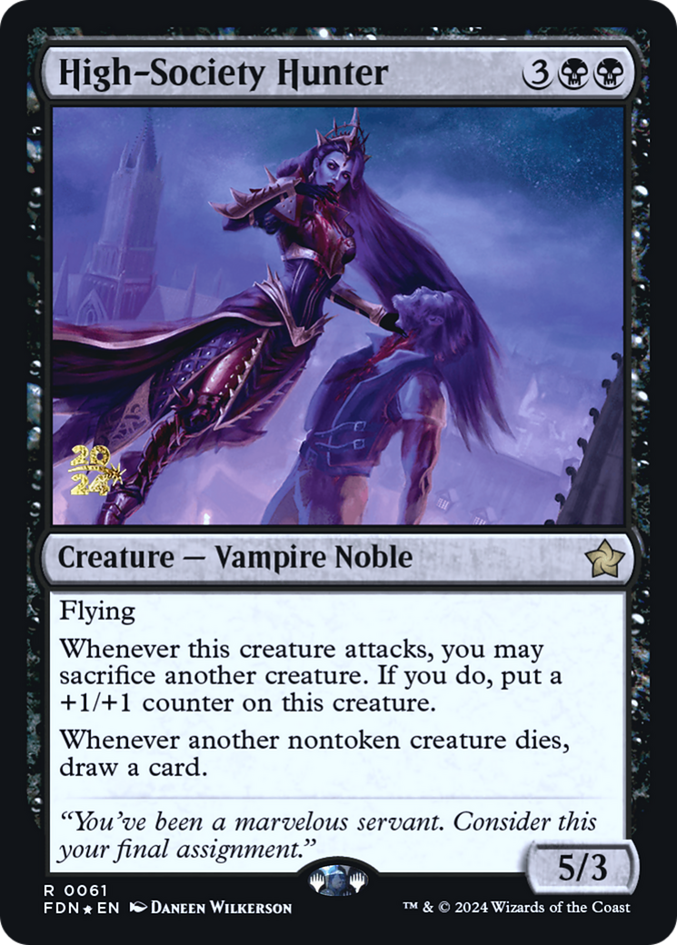 High-Society Hunter (-061) - Prerelease Cards