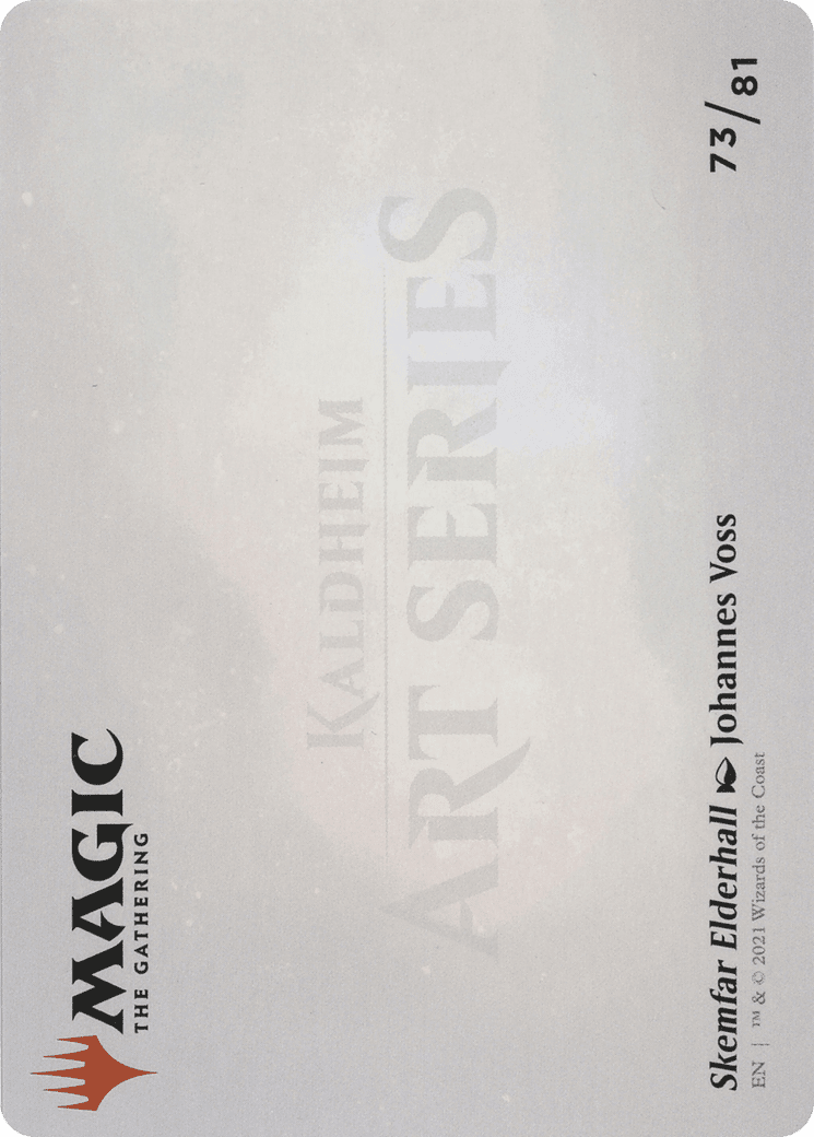 Skemfar Elderhall // Skemfar Elderhall (AKHM-073) - Kaldheim Art Series (Borderless) Foil