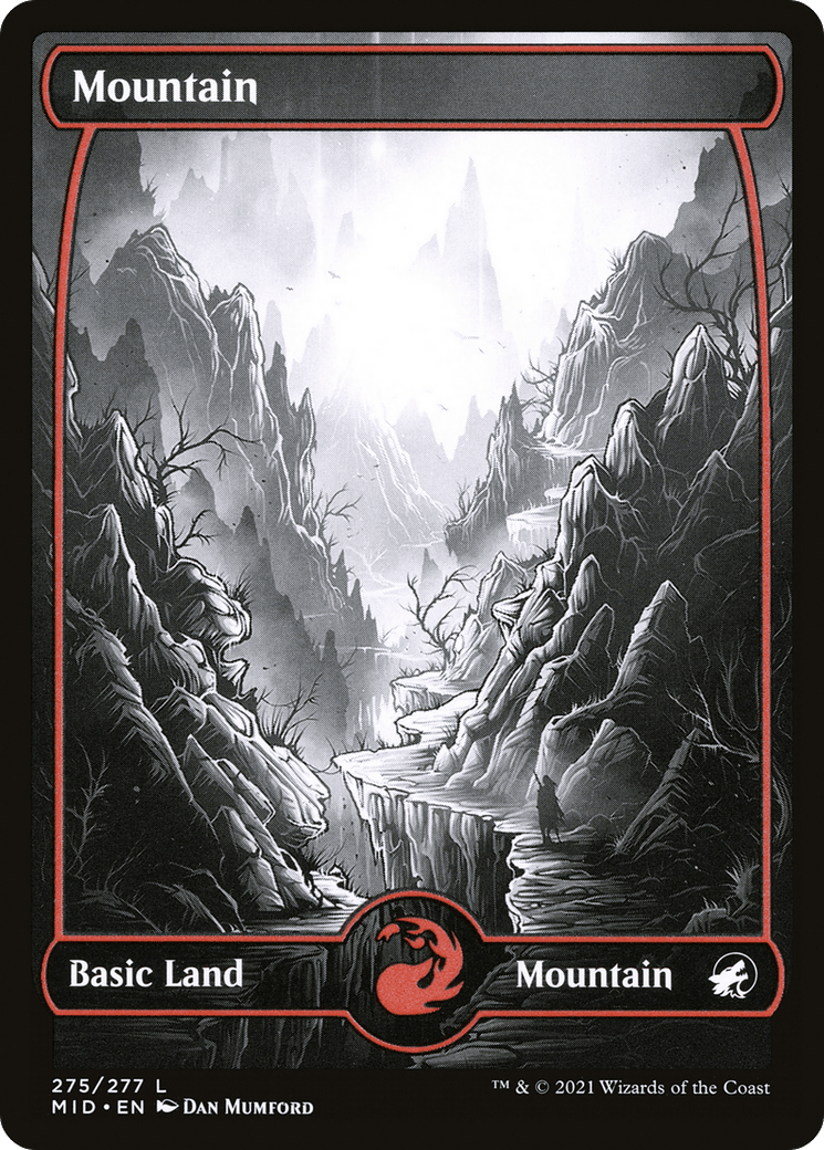 Mountain (275) [Innistrad: Midnight Hunt] Foil