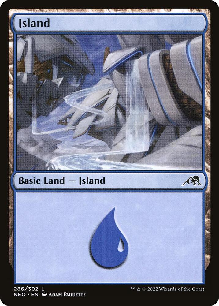 Island 286/302 (Kamigawa: Neon Dynasty) 