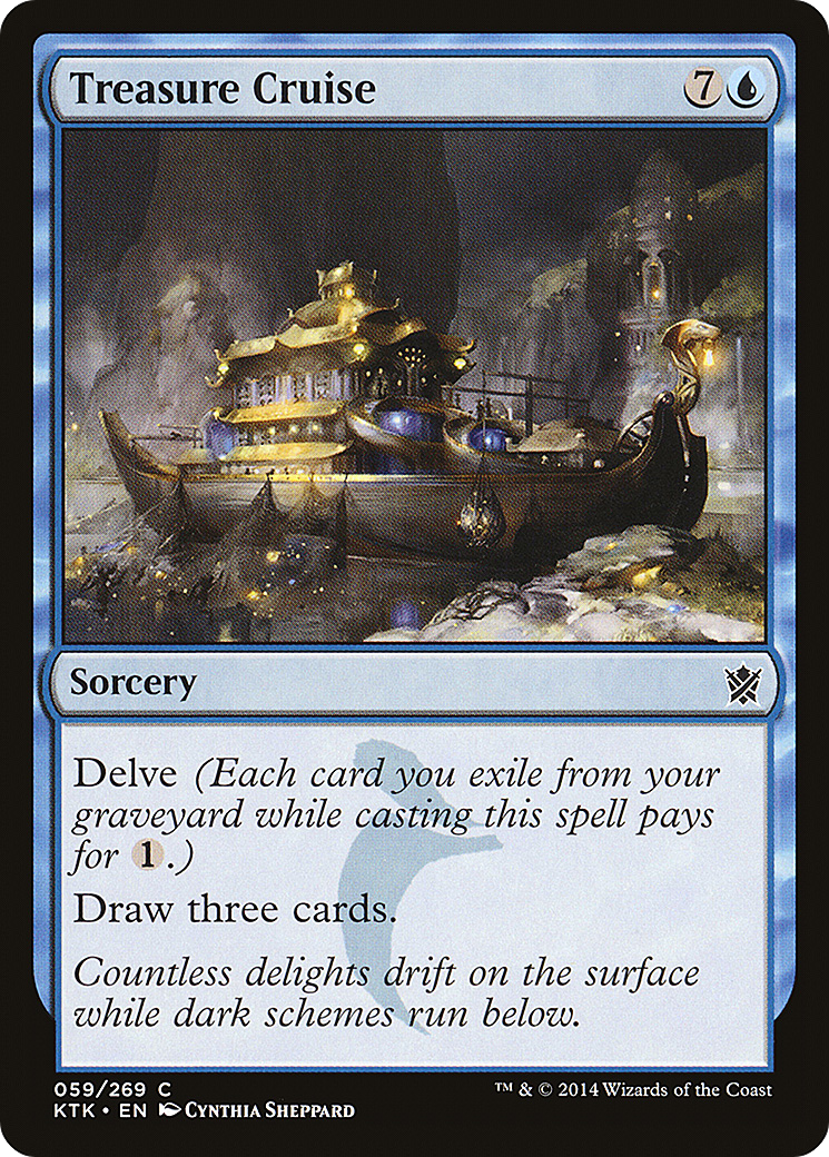 Treasure Cruise [Khans of Tarkir] Foil