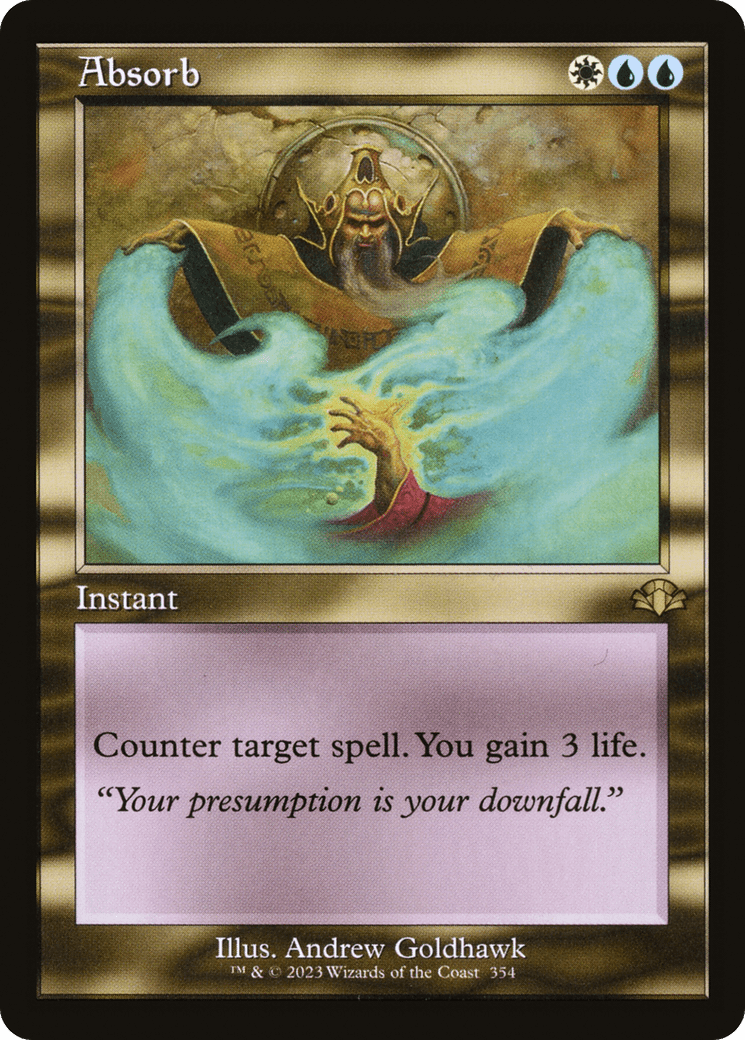 Absorb (Retro) [Dominaria Remastered] Foil