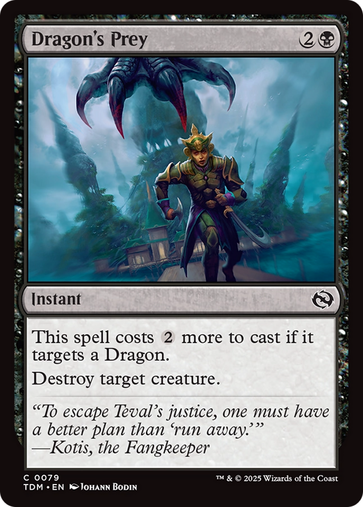 Dragon's Prey (079) [Tarkir: Dragonstorm]  Foil