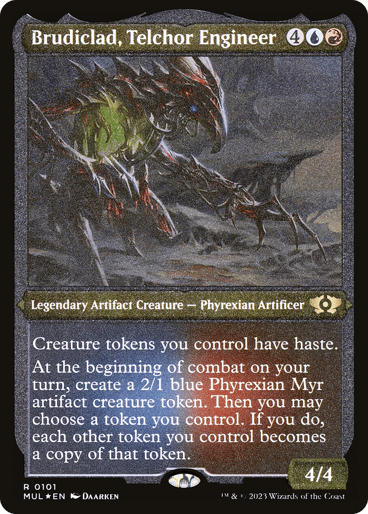 Brudiclad, Telchor Engineer (Foil Etched) |  Foil (101) [Multiverse Legends]