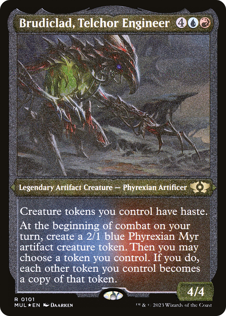 Brudiclad, Telchor Engineer (Foil Etched) |  Foil (101) [Multiverse Legends]