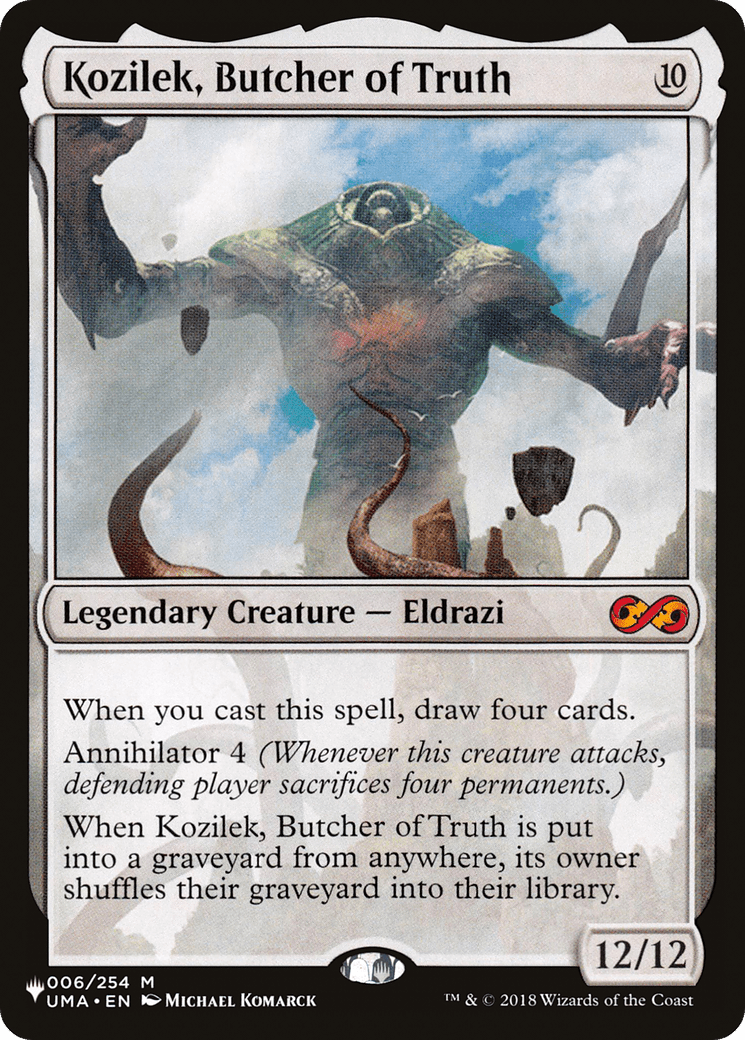 Kozilek, Butcher of Truth |  (UMA-6) [The List]