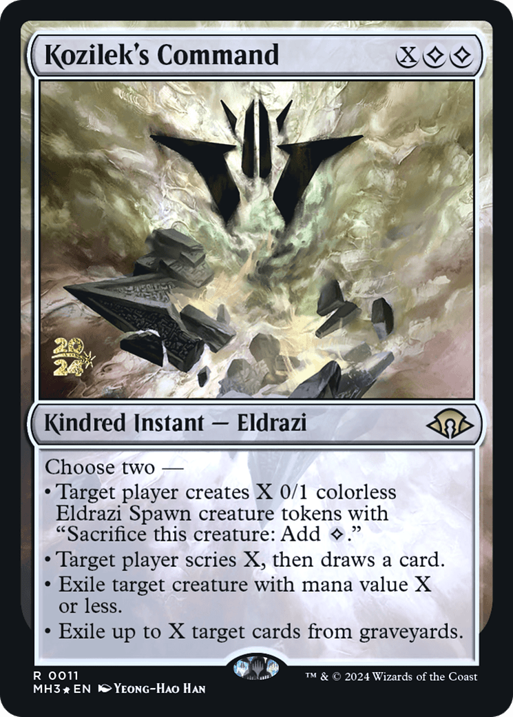 Kozilek's Command [Modern Horizons 3 Prerelease Promos]
