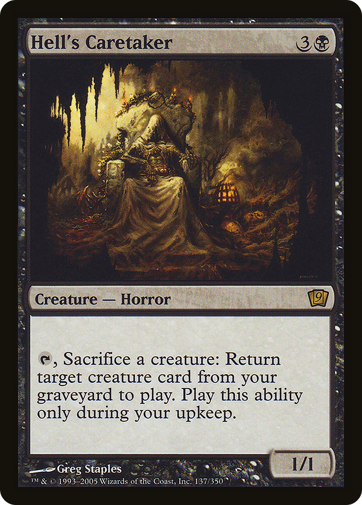 Hell's Caretaker [Ninth Edition] Foil