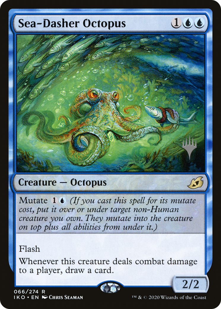 Sea-Dasher Octopus (Promo Pack) [Ikoria: Lair of Behemoths Promos] Foil