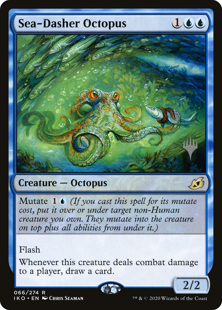 Sea-Dasher Octopus (Promo Pack) [Ikoria: Lair of Behemoths Promos] Foil