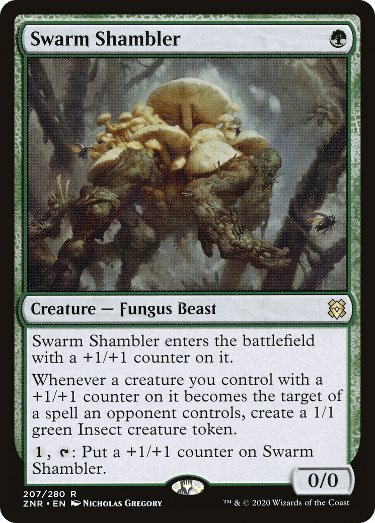 Swarm Shambler [Zendikar Rising] Foil