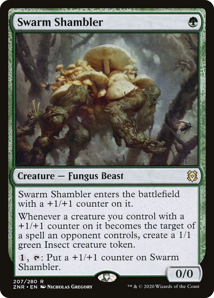 Swarm Shambler [Zendikar Rising] Foil