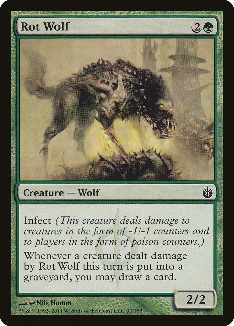 Rot Wolf [Mirrodin Besieged] Foil